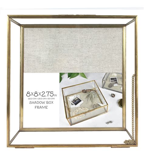 glass box metal frame|shadow box picture frames kmart.